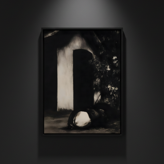 The Threshold | Gothic Architecture Fine Art Paper Print artwork image