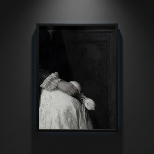 The Velvet Hour | Victorian Portrait Fine Art Paper Print artwork image