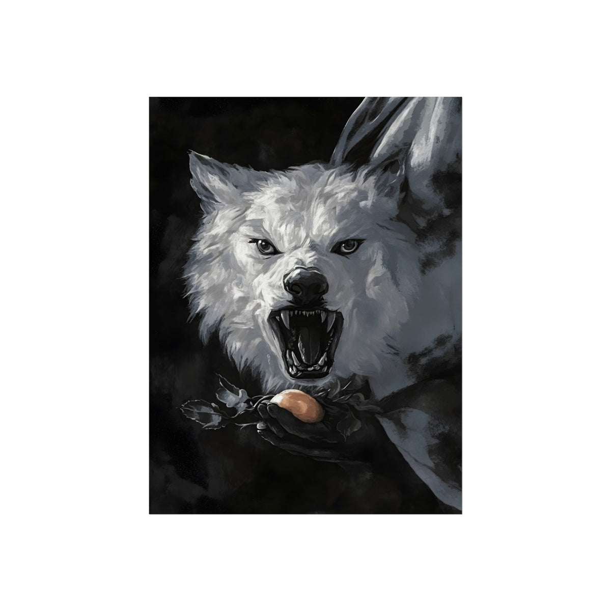 The Wolf and the Acorn, art print, view 3