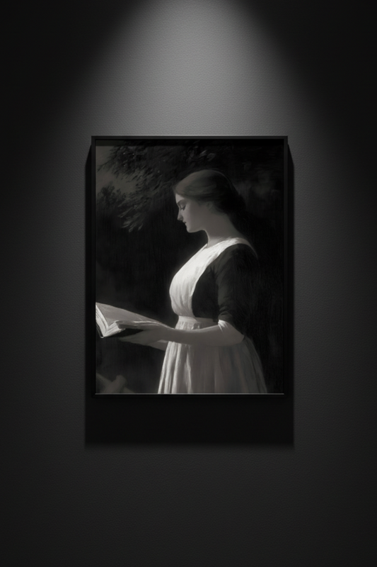 The Young Reader, art print