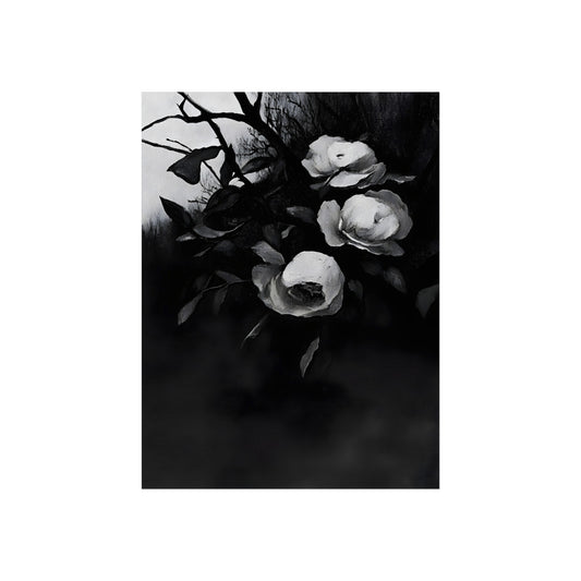 Three Roses in Shadow, art print, view 2