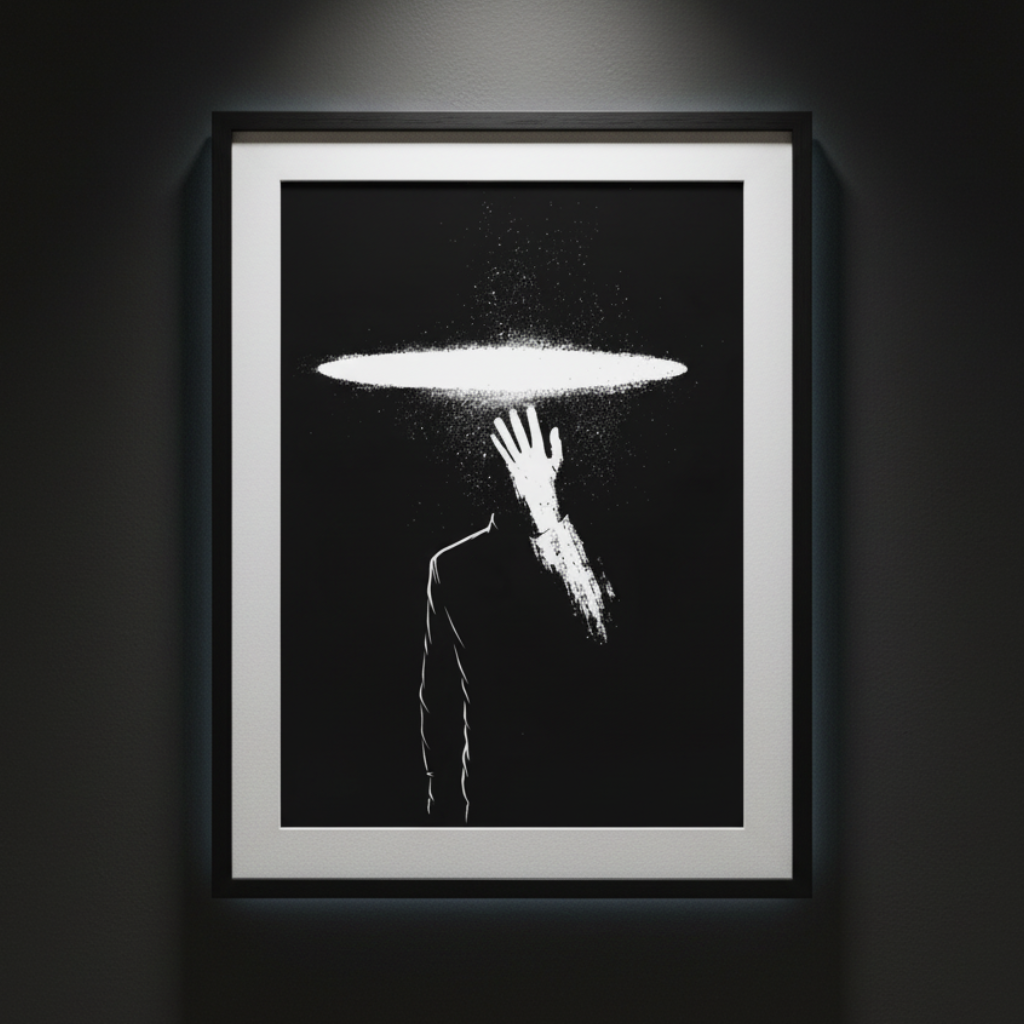 Touching the Halo, art print