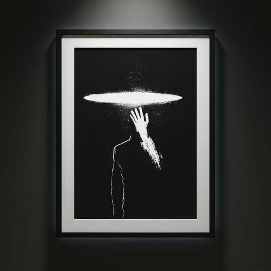 Touching the Halo, art print