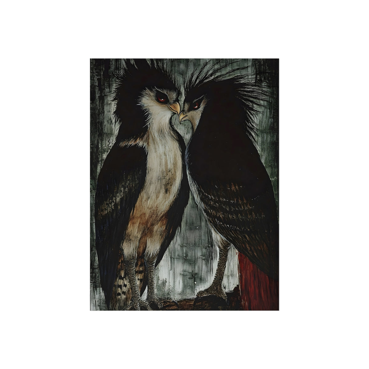 Two Crested Companions, art print, view 4