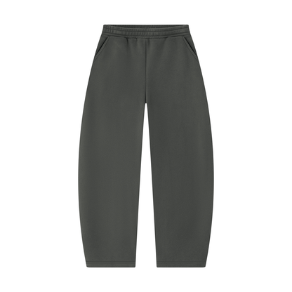 Unisex Barrel Leg Sweatpants in dark gray