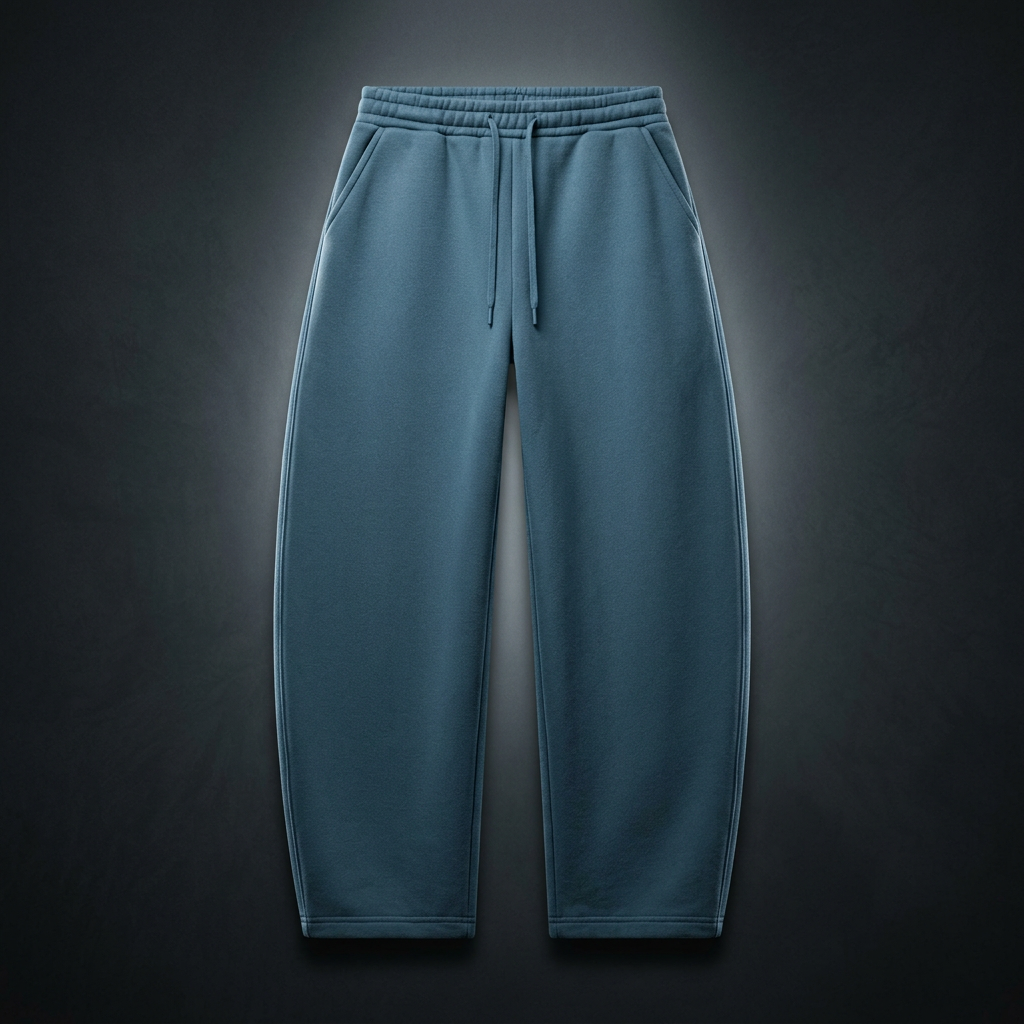 Unisex Barrel Leg Sweatpants