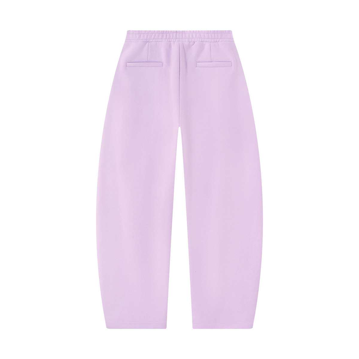 Unisex Barrel Leg Sweatpants in light purple, alternate angle