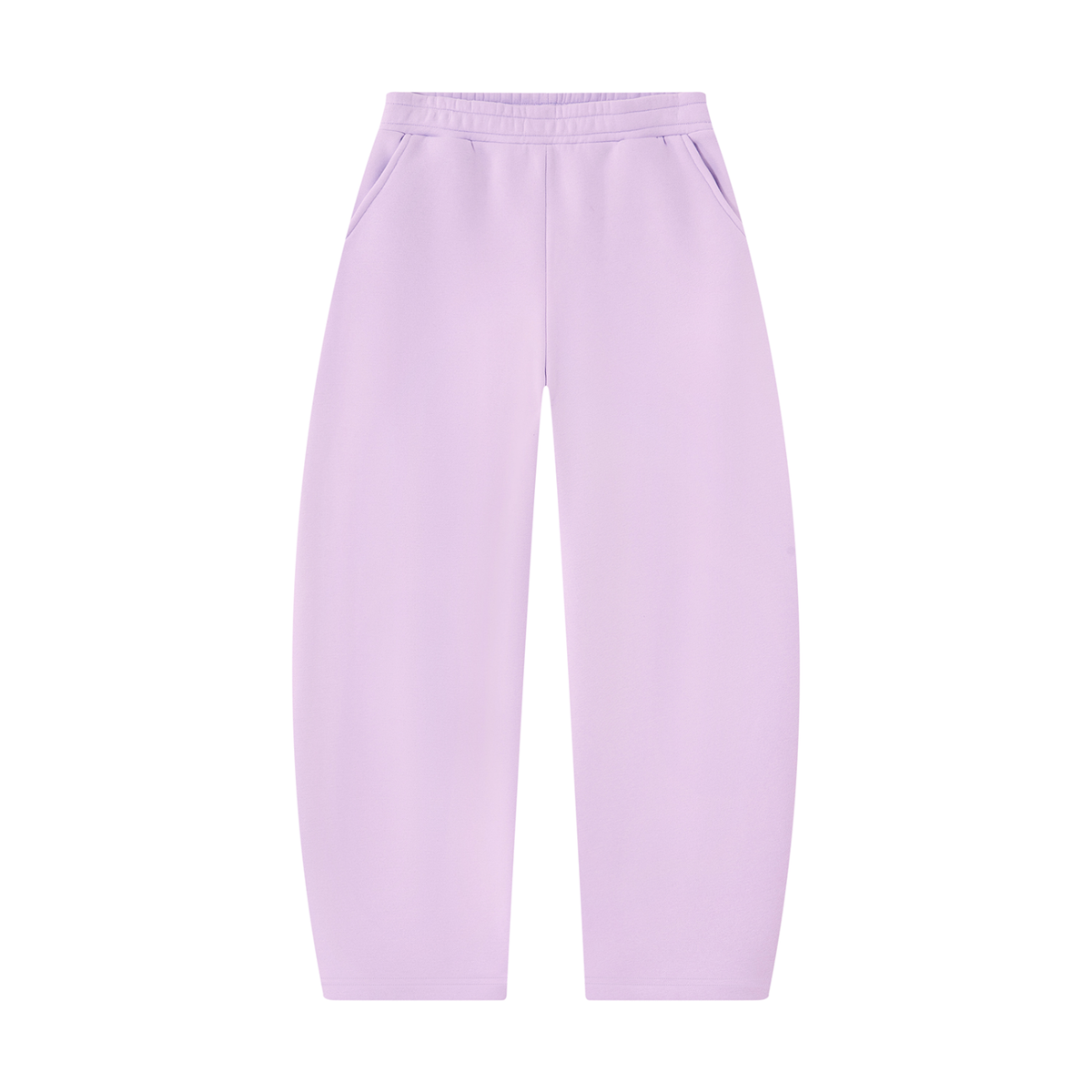 Unisex Barrel Leg Sweatpants in light purple