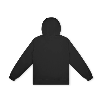 Unisex Basic 100% Cotton Hoodie in black beauty, alternate angle
