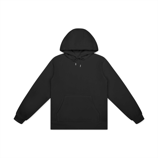 Unisex Basic 100% Cotton Hoodie in black beauty