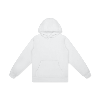 Unisex Basic 100% Cotton Hoodie in lucent white