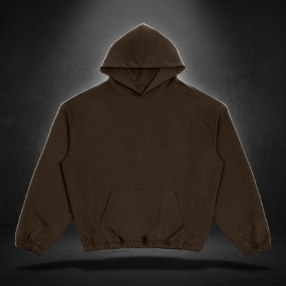 Unisex Boxy Cinched Hem Hoodie