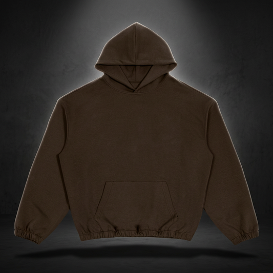 Unisex Boxy Cinched Hem Hoodie