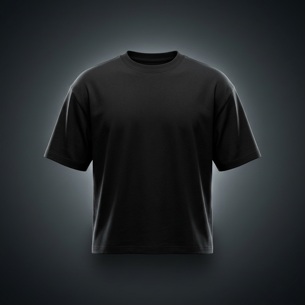 Unisex Boxy Drop Shoulder Cotton T-Shirt