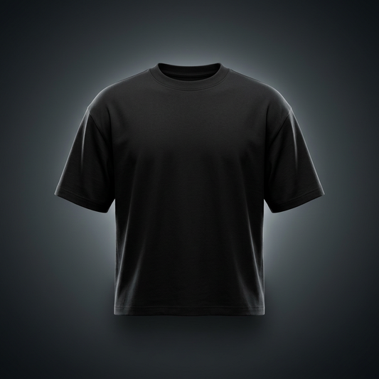 Unisex Boxy Drop Shoulder Cotton T-Shirt