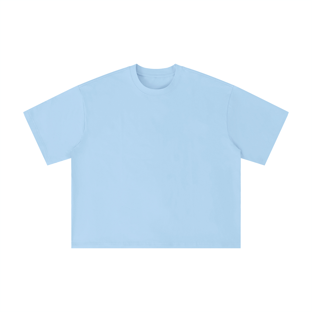 Unisex Boxy Oversized T-Shirt in light blue