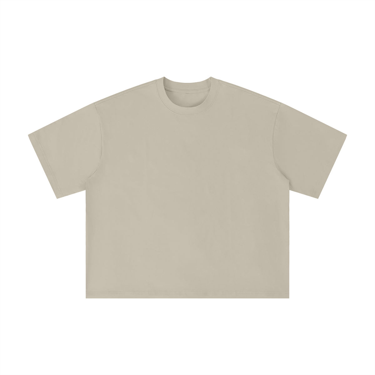 Unisex Boxy Oversized T-Shirt in light gray
