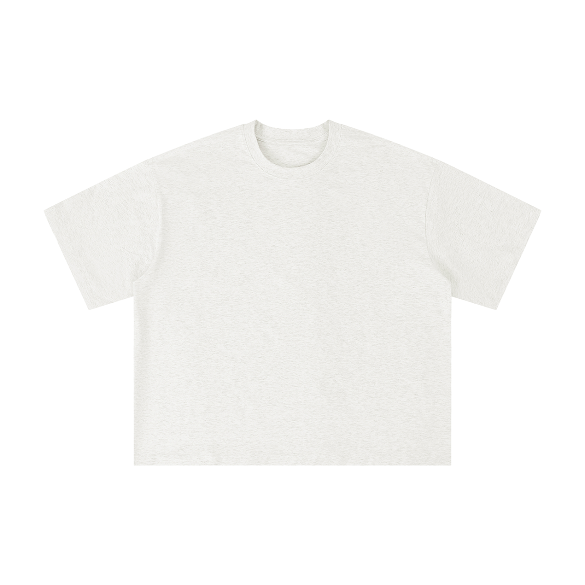 Unisex Boxy Oversized T-Shirt in oat gray
