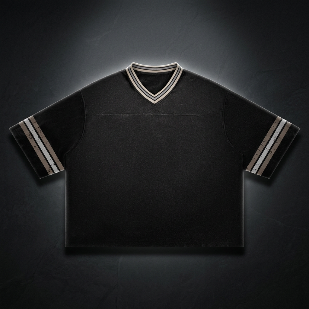 Unisex Boxy Striped Soccer Jersey