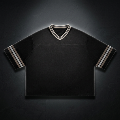 Unisex Boxy Striped Soccer Jersey