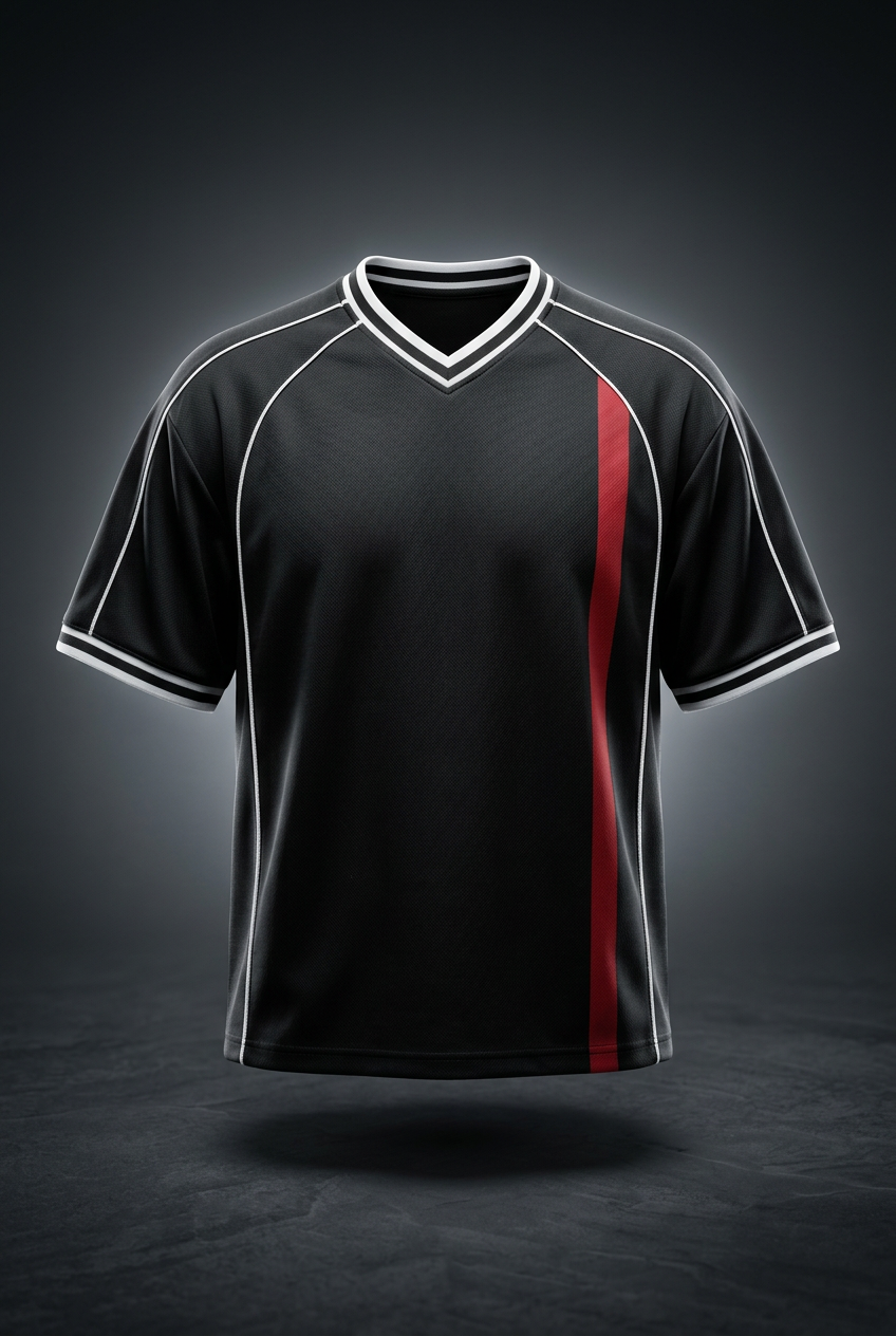 Unisex Boxy V-Neck Soccer Jersey