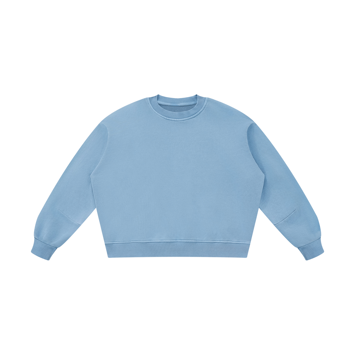 Unisex Boxy Vintage Washed Sweatshirt in light blue