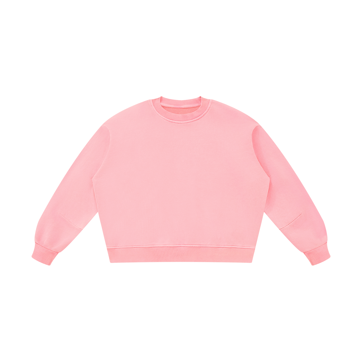 Unisex Boxy Vintage Washed Sweatshirt in pink