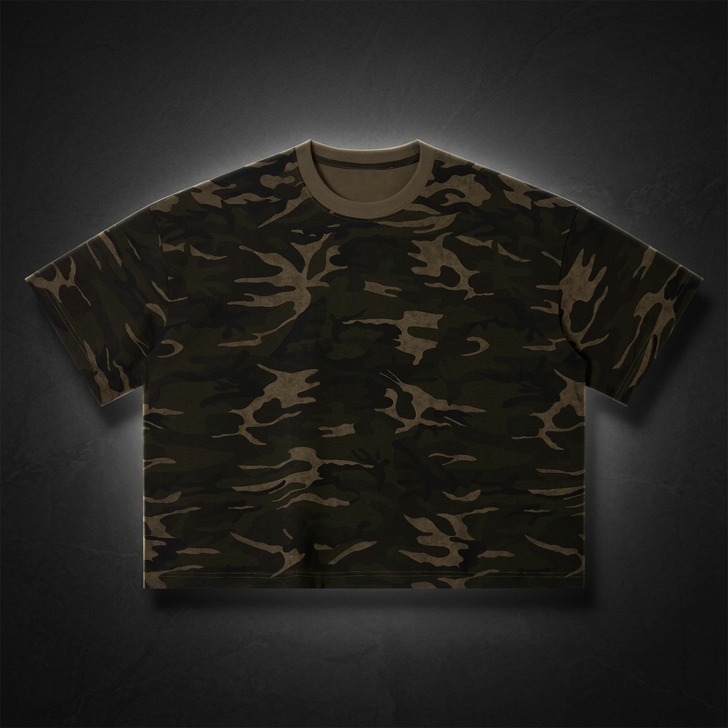 Unisex Camo Boxy T-Shirt