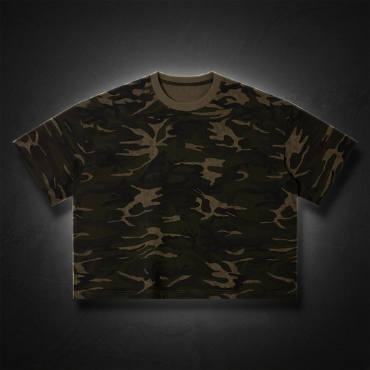 Unisex Camo Boxy T-Shirt