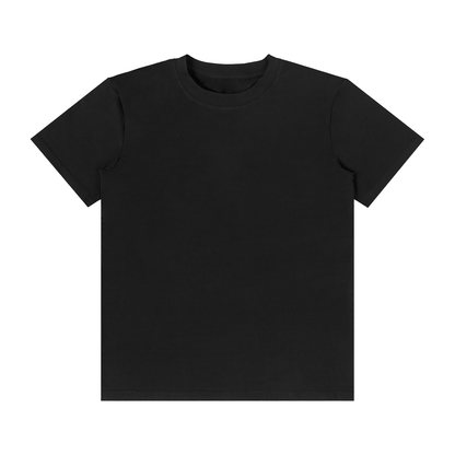 Unisex Classic Crew Neck Cotton T-Shirt in black beauty