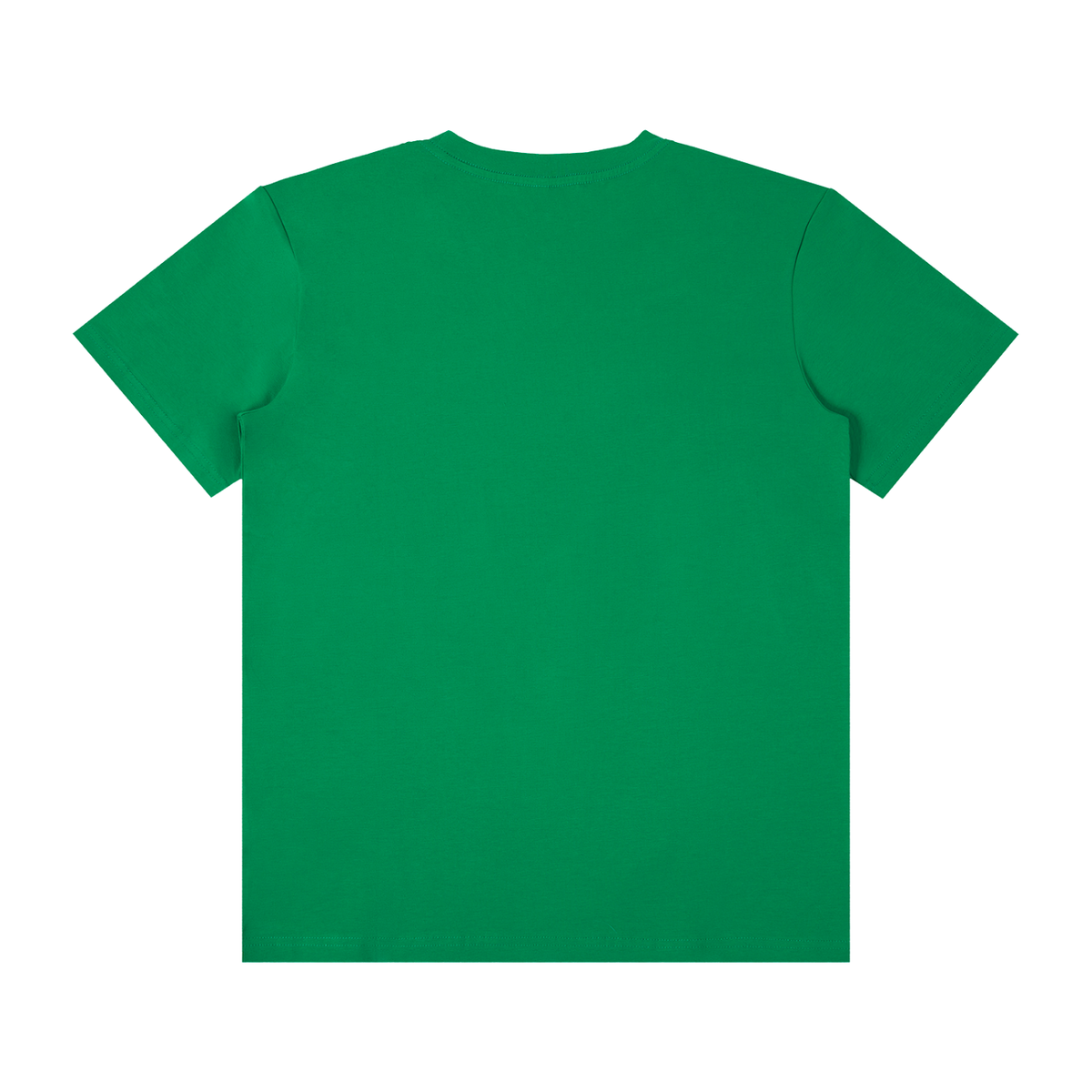Unisex Classic Crew Neck Cotton T-Shirt in fern green, alternate angle