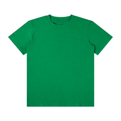 Unisex Classic Crew Neck Cotton T-Shirt in fern green