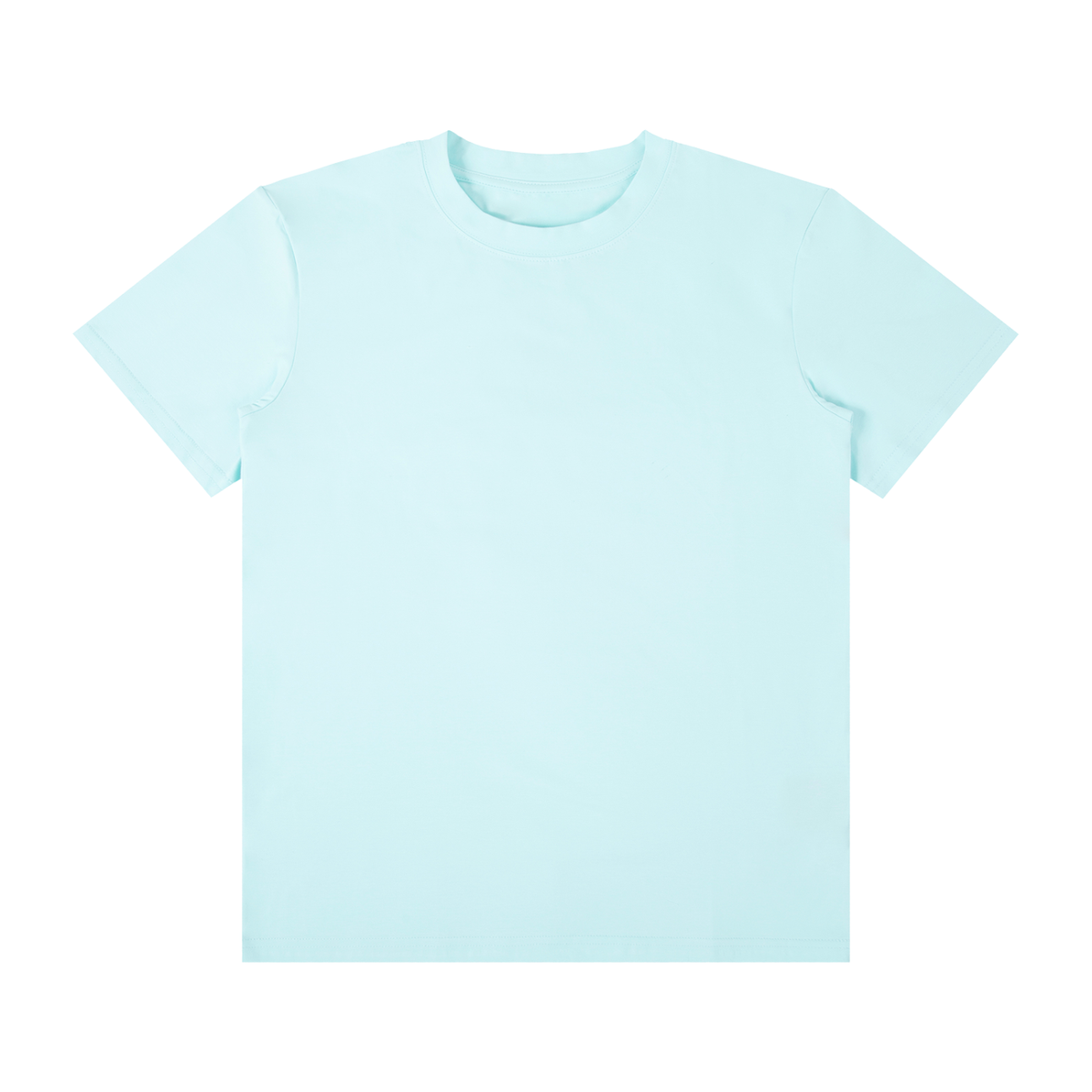 Unisex Classic Crew Neck Cotton T-Shirt in ice water