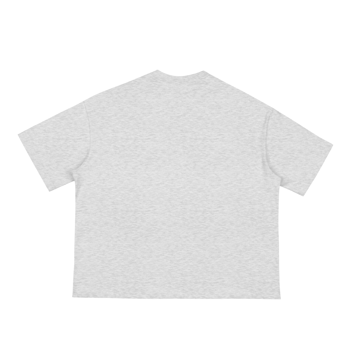 Unisex Classic Loose Boxy Tee in flower gray, alternate angle