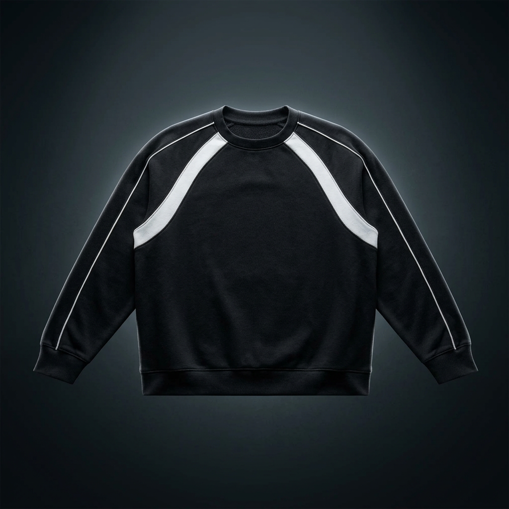 Unisex Color Block Crewneck Sweatshirt