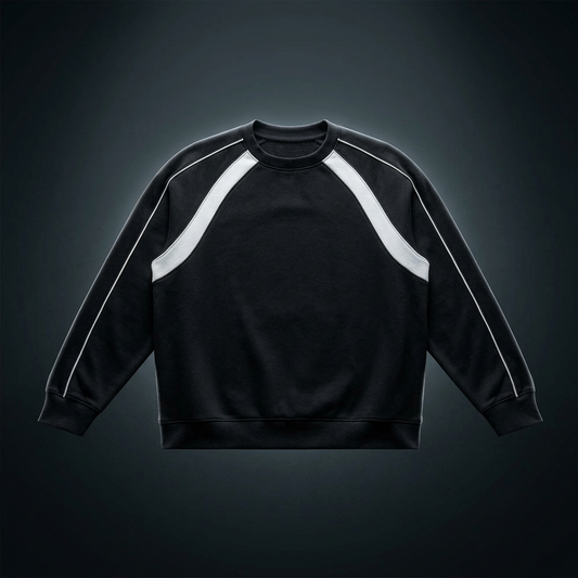 Unisex Color Block Crewneck Sweatshirt