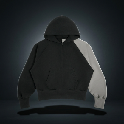 Unisex Color-Block Fleece Hoodie, view 1