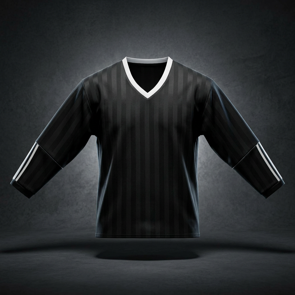 Unisex Color Block Striped Soccer Jersey – Oversized Lightweight Polyester
