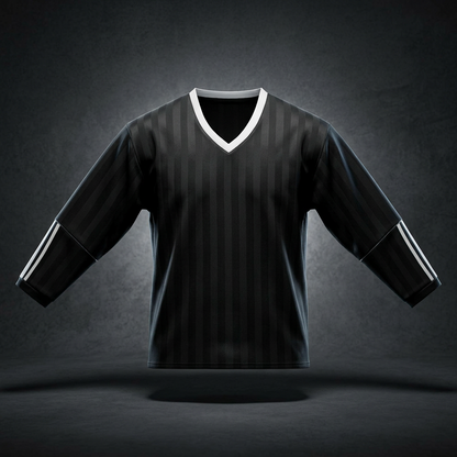 Unisex Color Block Striped Soccer Jersey – Oversized Lightweight Polyester
