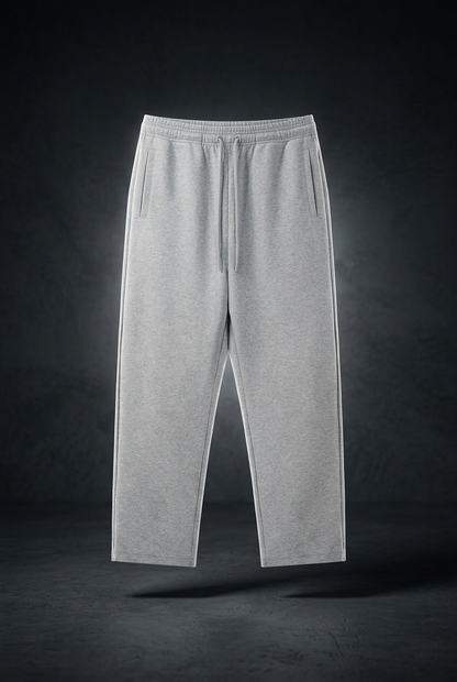 Unisex Cotton Blend Straight Leg Sweatpants
