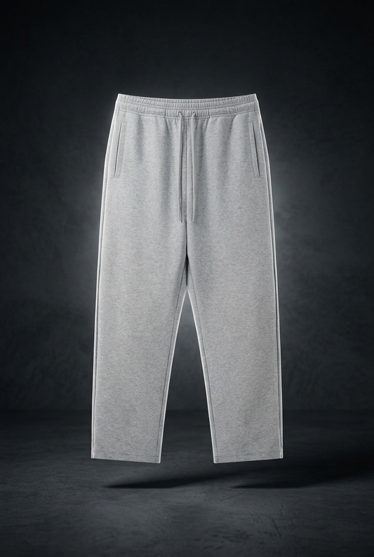 Unisex Cotton Blend Straight Leg Sweatpants