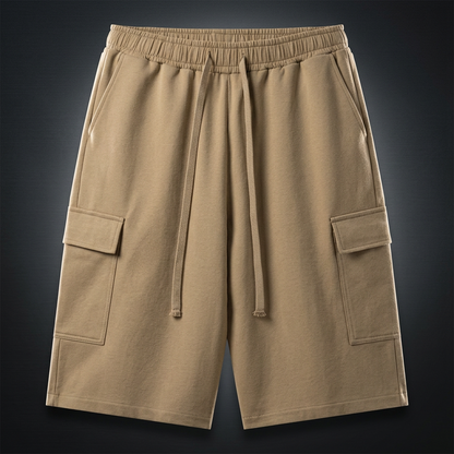 Unisex Drawstring Cargo Shorts