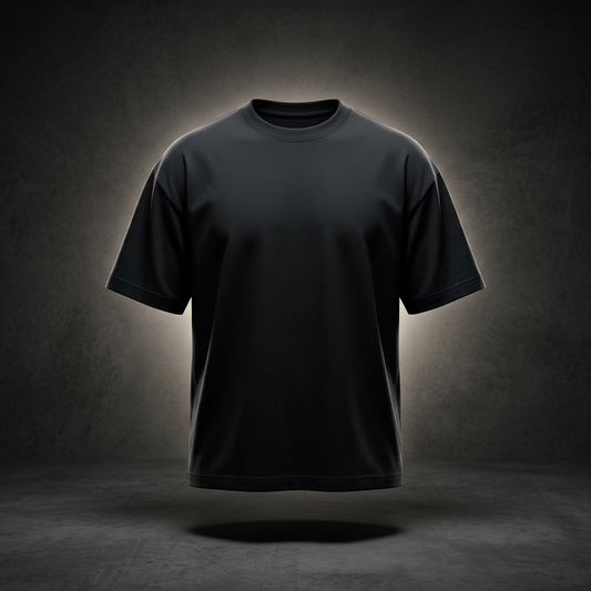 Unisex Drop Shoulder Cotton T-Shirt, view 1