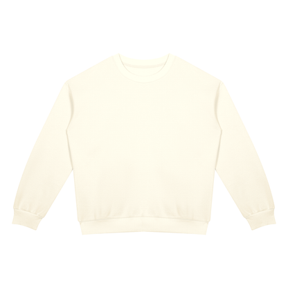 Unisex Drop Shoulder Crewneck Sweatshirt in apricot
