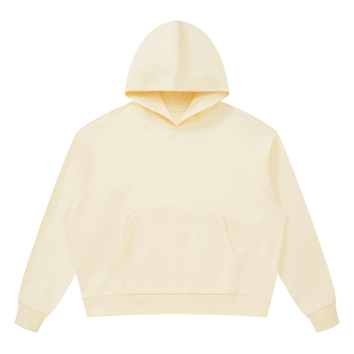 Unisex Drop Shoulder Hoodie in apricot