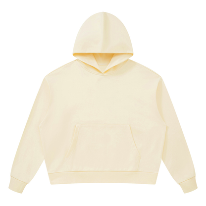 Unisex Drop Shoulder Hoodie in apricot