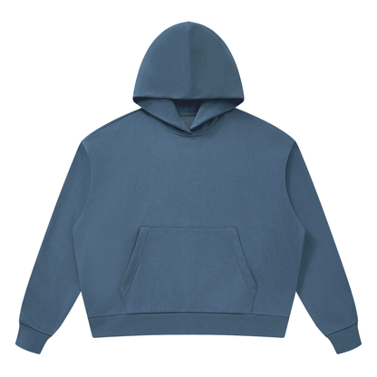 Unisex Drop Shoulder Hoodie in haze blue