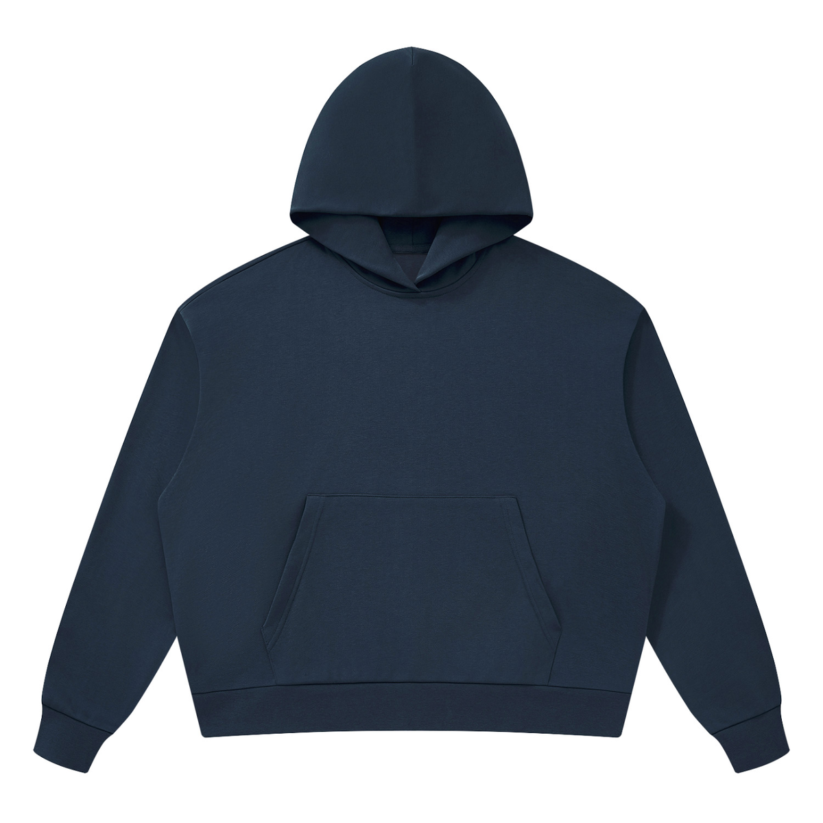Unisex Drop Shoulder Hoodie in navy blue