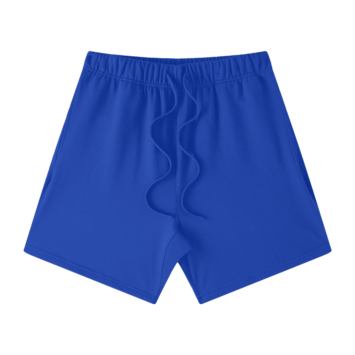 Unisex Earth Tone Cotton Shorts in colorful blue