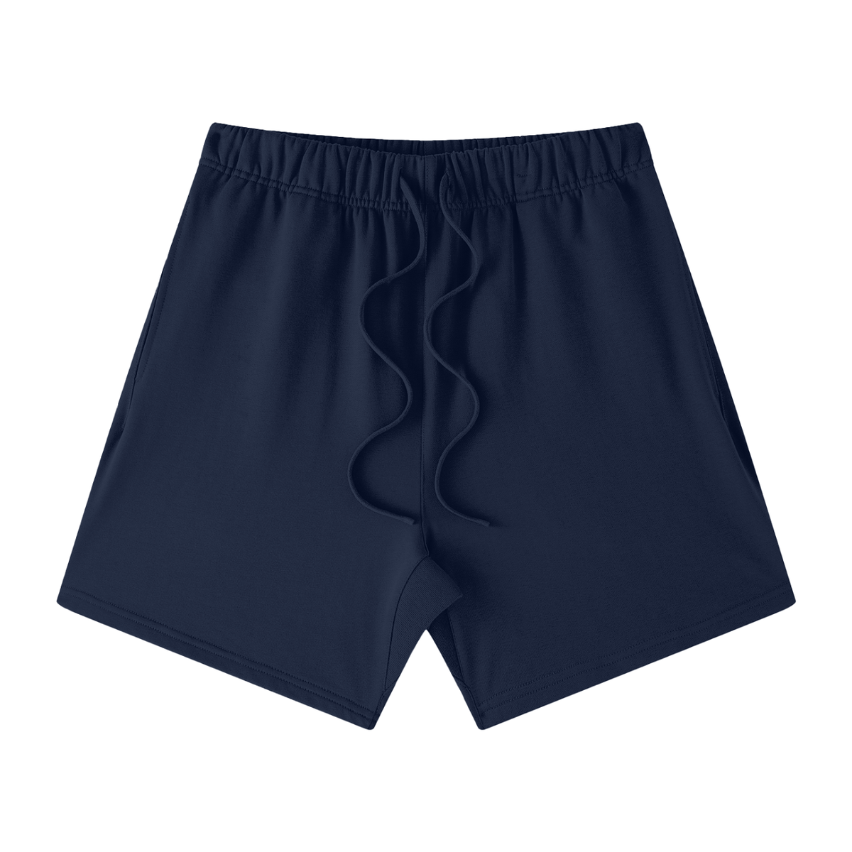Unisex Earth Tone Cotton Shorts in navy